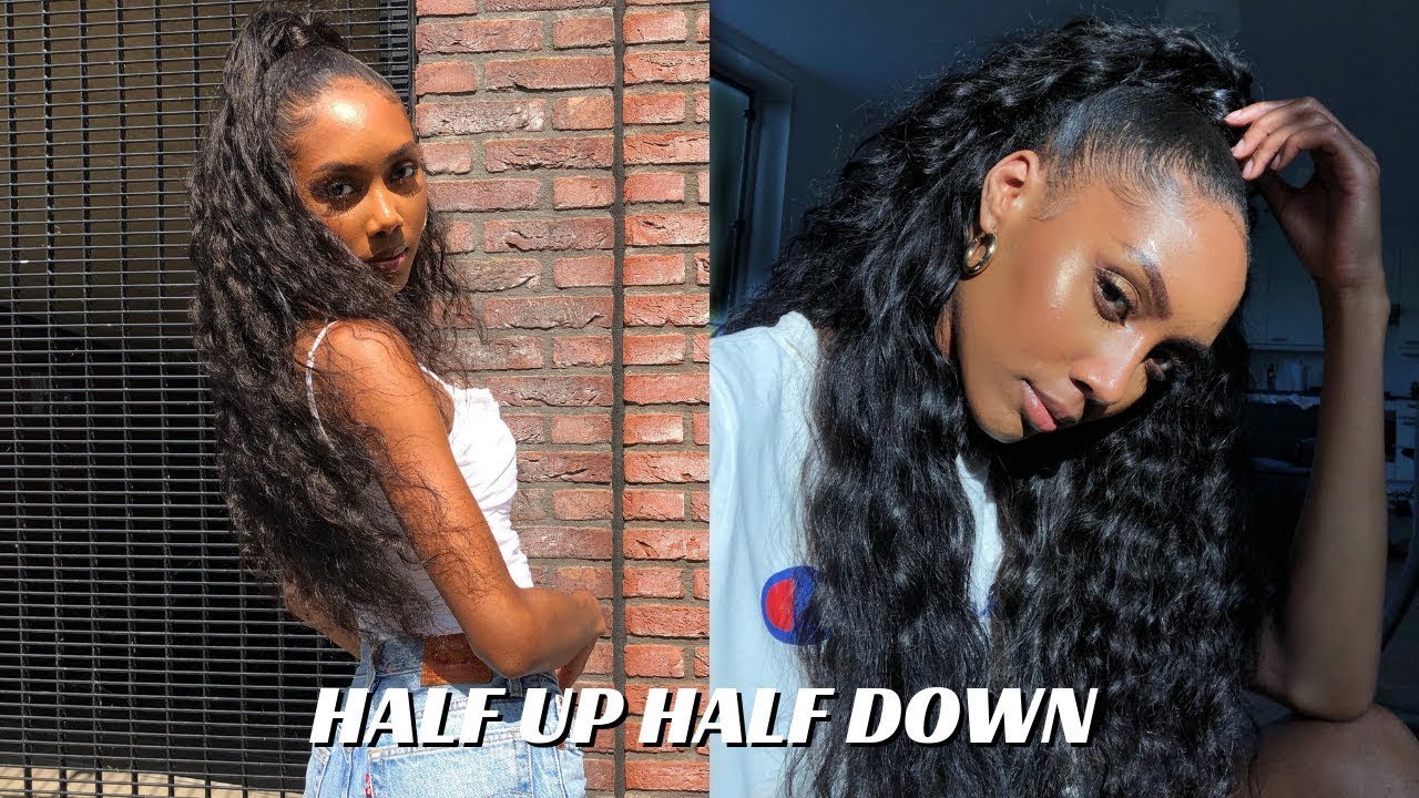 Half Up Half Down Quick Weave Hairstyles-Blog - | Nadula