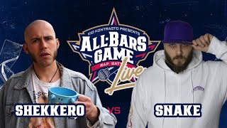 Shekkero Vs Snake All Bars Game LIVE 09\/09\/22 Barrio's live (Milano)