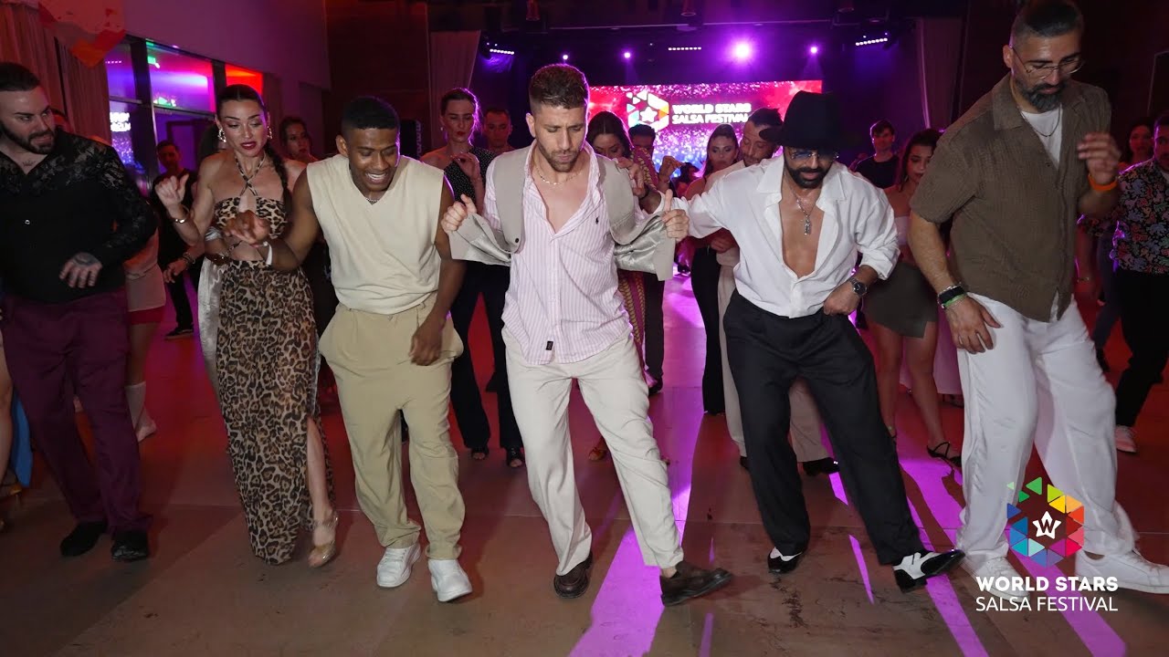Top Cha cha animation from Fadi, Antonio, Alfredo & Maria at World Stars Salsa Festival 2025