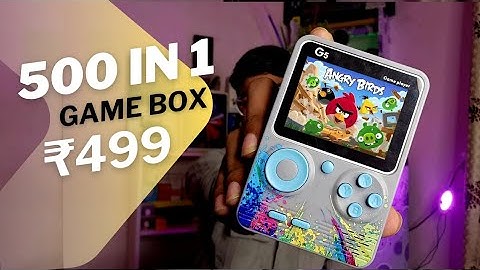 500 Games in 1 G5 Gaming Box Review | ₹500 Gaming Console Unboxing & Gameplay
