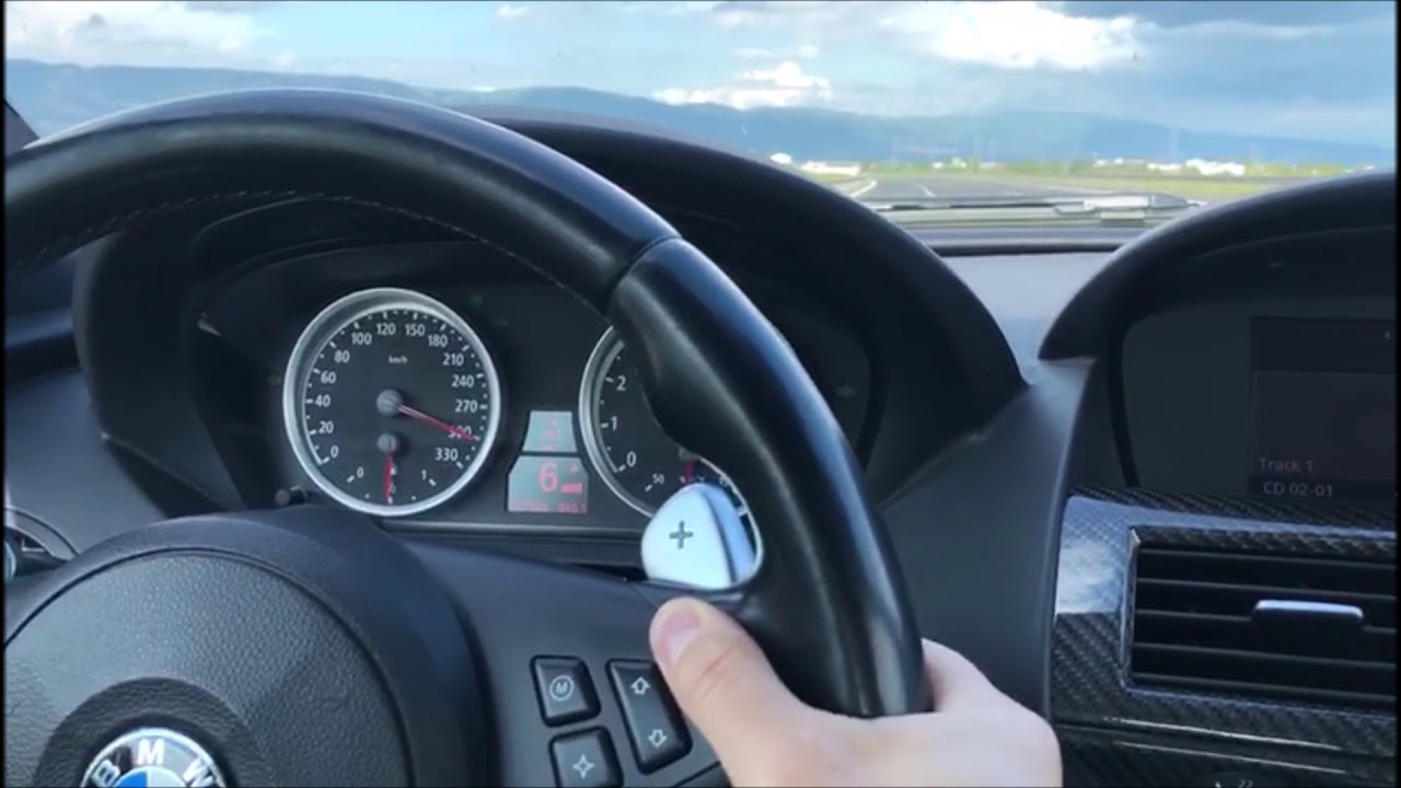 BMW E63 M6 V10 - Top Speed 330 Km/h - YouTube