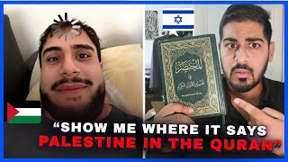 Palestinian PANICS & RUNS From This One Question…