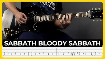 Sabbath Bloody Sabbath - Black Sabbath | Tabs | Guitar Lesson | Cover | Tutorial | All Guitar Parts