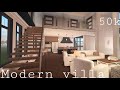 Bloxburg  modern villa 50k  house build