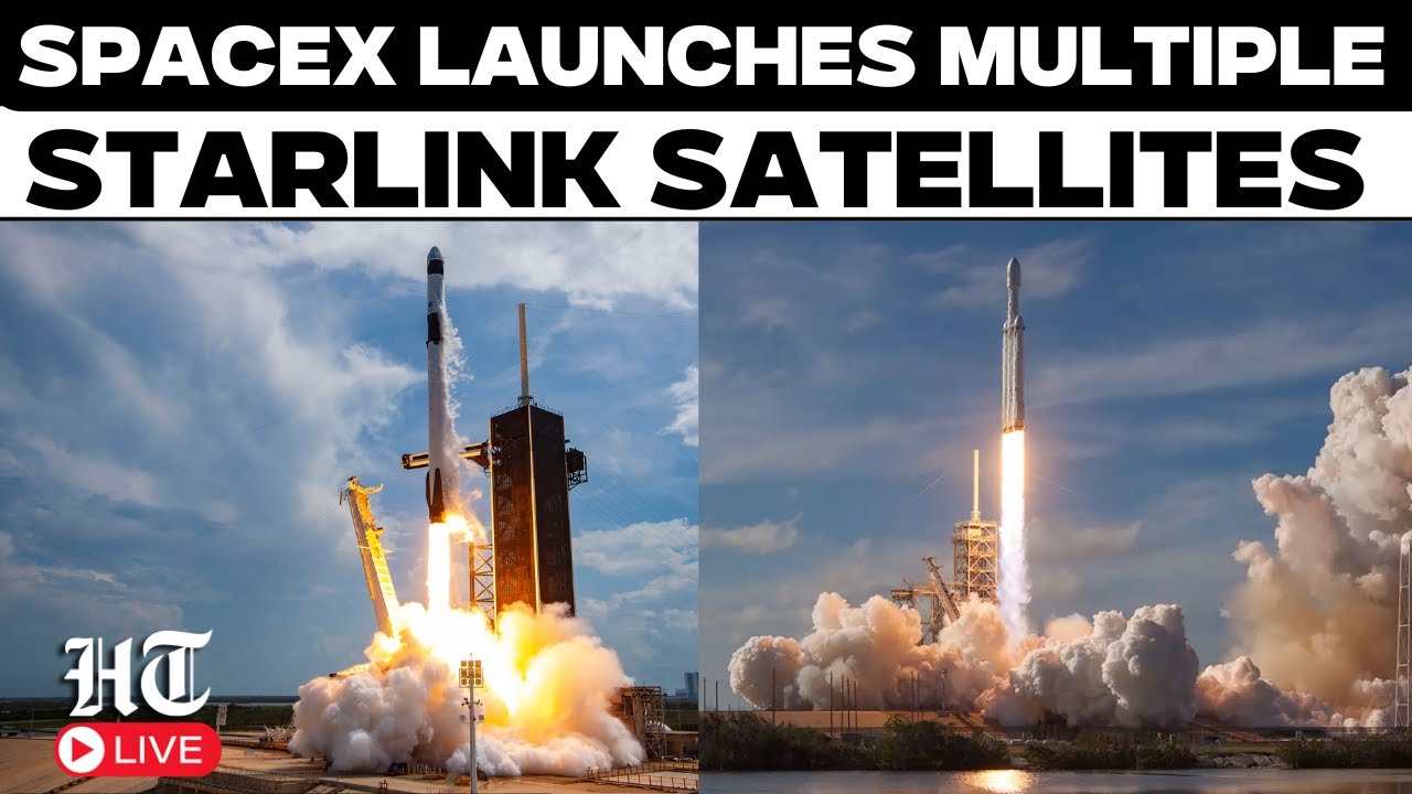 LIVE: SpaceX Falcon 9 Launches 29 Starlink Satellites to Orbit | USA ...