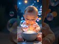 baby having fun bubbles #cutebaby #aibaby #shorts #bubble