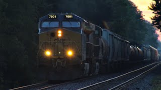 CSX M313 passes Quincy at CP 153 with odd K5LA!