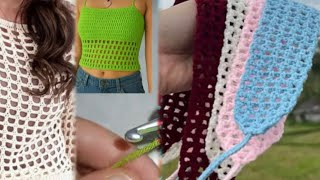 Peek-A-Boo Coverup and Sweater Crochet Tutorial - Easy One-Piece Construction in Mesh stiching #diy