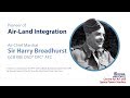 Raf casps historic interview  air chief marshal sir harry broadhurst