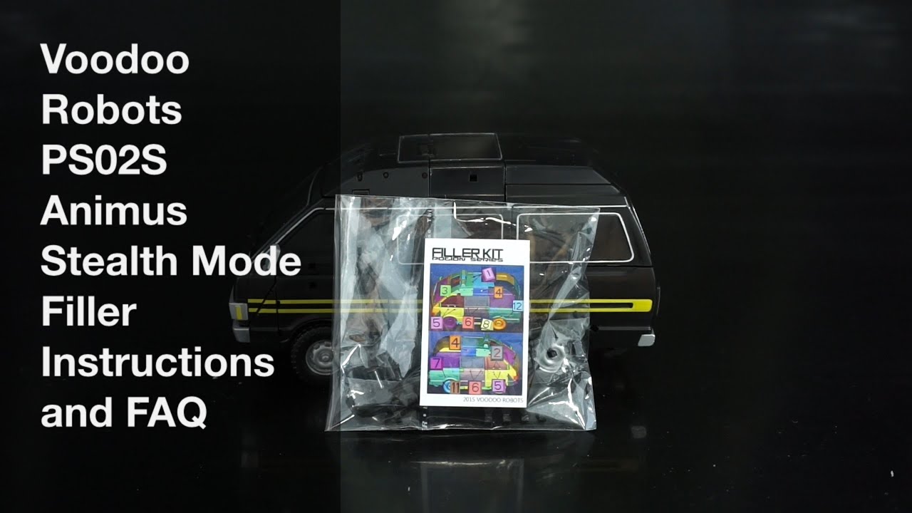Transformers Review: Voodoo Robots PS02S Animus Stealth Mode Filler Instructions and FAQ