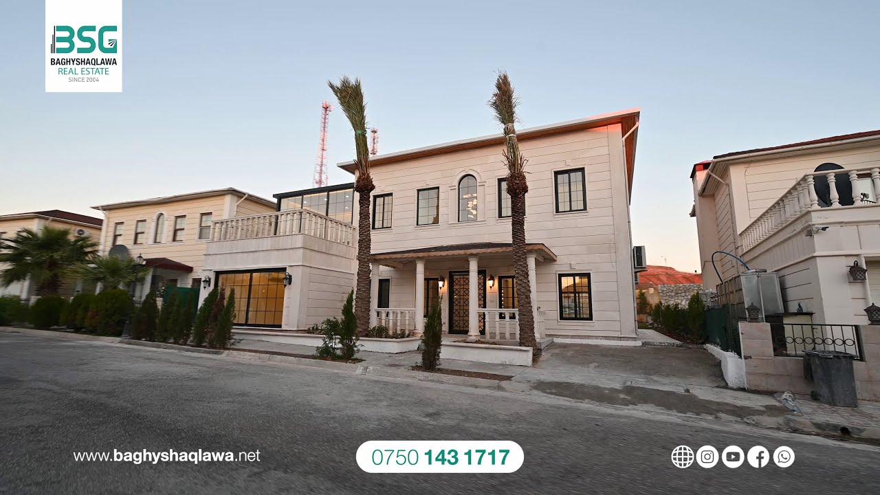 Villa for Sale 1200m in American Village Erbil YouTube