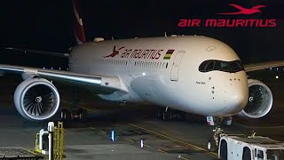 Mauritius MRU  Paris CDG  Air Mauritius Airbus A350 [FULL FLIGHT REPORT] night flight