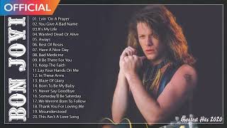 Bon Jovi Greatest Hits Full Album - Bon Jovi Nonstop Best Songs  Playlist 2020