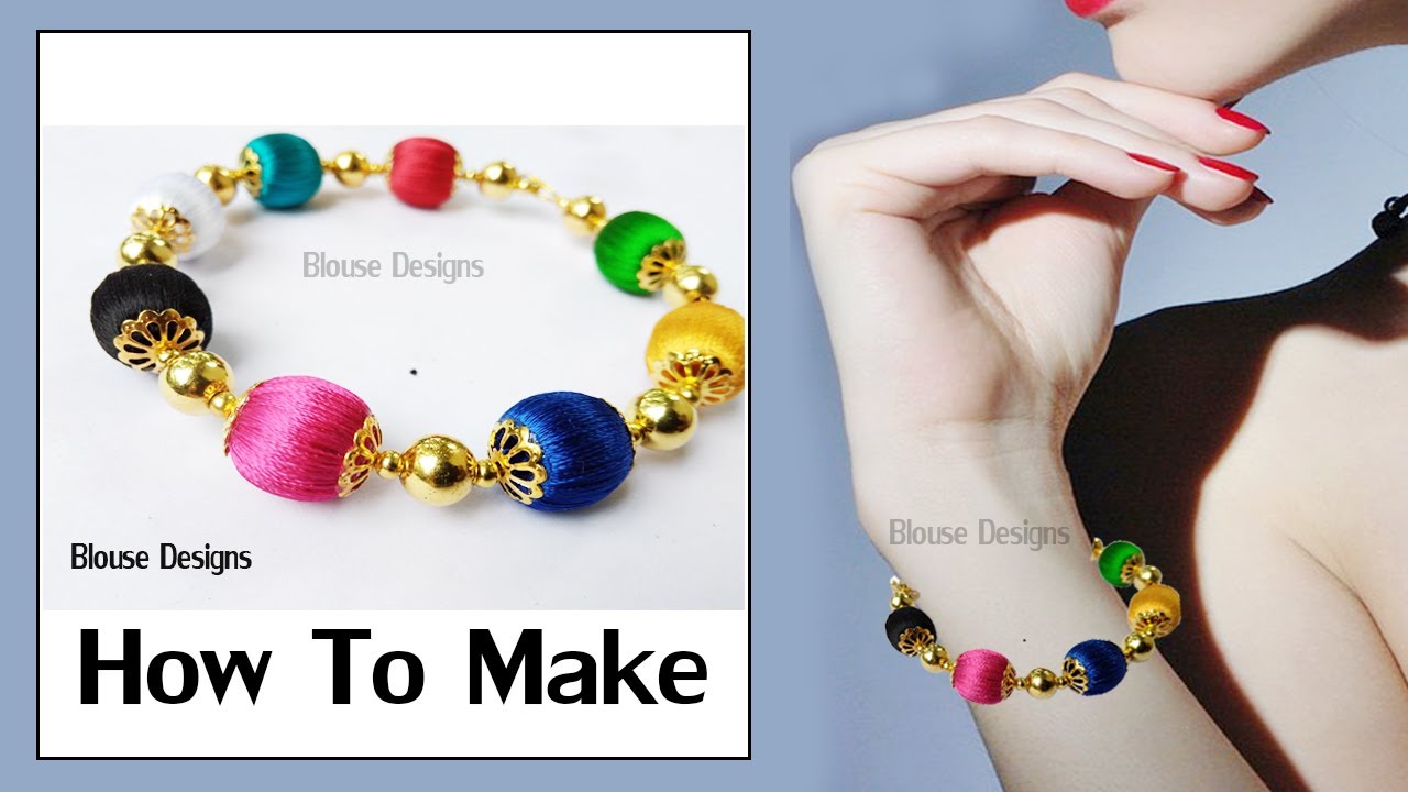 DIY silk thread bangles/rings - YouTube | Silk thread bangles, Thread  bangles, Bangle ring