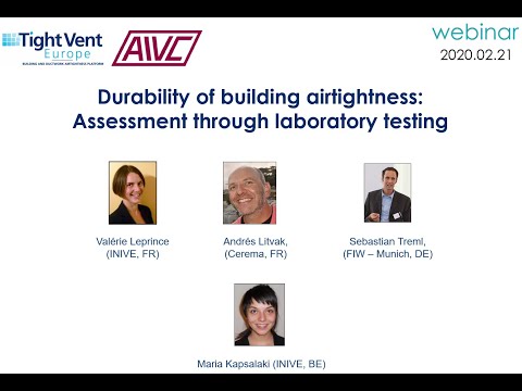 Durability of building airtightness: Assessment though laboratory testing | Q&As (part 1)