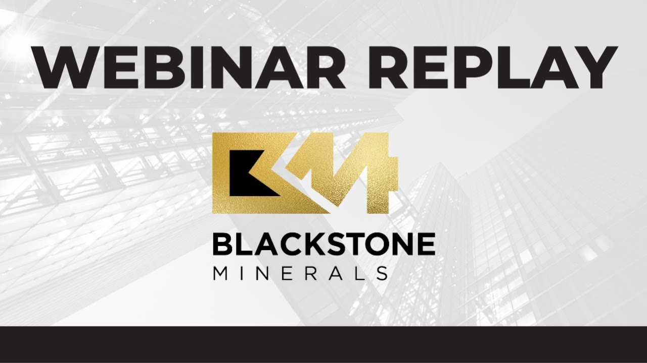 Blackstone Minerals Ltd. inar Replay YouTube