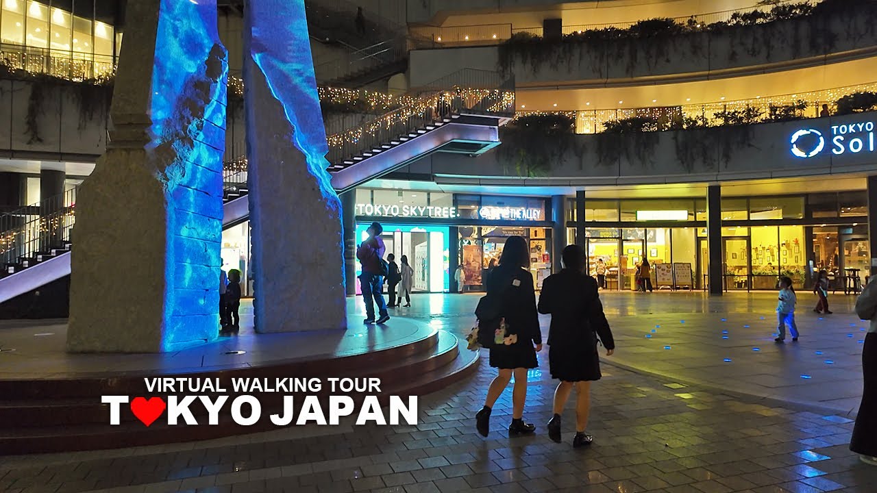 TOKYO JAPAN, Walk in Tokyo SkyTree, Sumida City, Travel, 4K