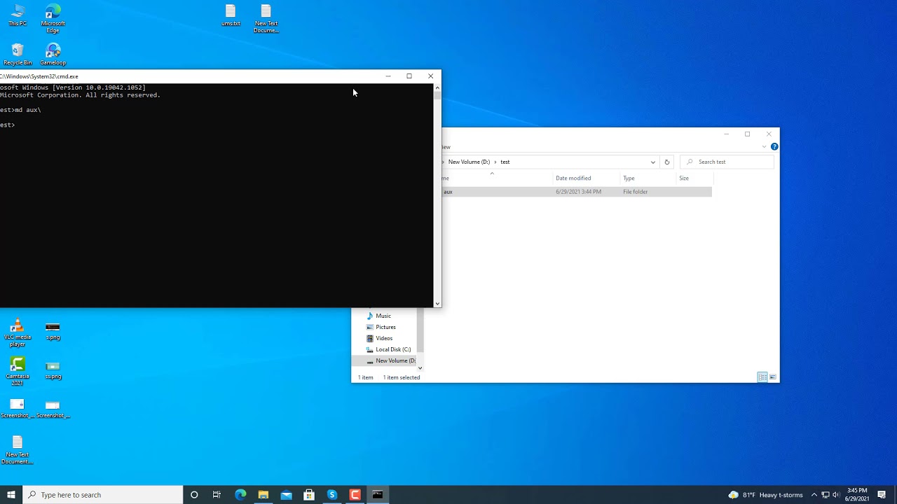 How to create a secure folder by CMD and How to delete it.