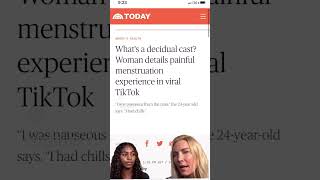 Decidual cast? Something big fell out! Ask Dr. Greves