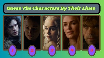 Guess the Game of Thrones Character by Their Famous Quotes | Iconic Lines Quiz!