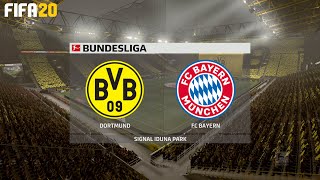 FIFA 20 ! Borussia Dortmund Vs Bayern Munich ! BUNDESLIGA 2019/20 | Der Klassiker ! 26.05.2020