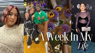 becoming a courtside baddie, red head, holiday prep: A WEEK IN MY LIFE