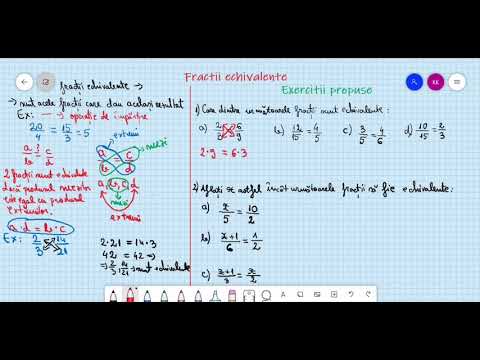 Fractii echivalente(Clasa a V-a)