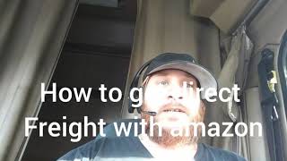 How to get direct freight with amazon. Amazon middle mile