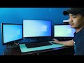 Extend Display to 3 monitors for Laptop and PC using USB port