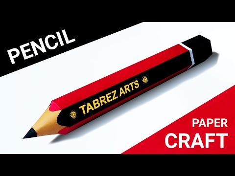 Amazing DIY Giant Pencil for LESS Than $3 (FREE PATTERN) 