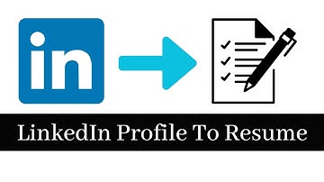 Convert Your LinkedIn Profile into an Eye-Catching Resume || LinkedIn Profile to CV || KickResume