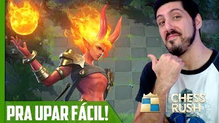 CHESS RUSH! O CARA FECHOU 5 PEÇAS NIVEL 3! ESTRATEGIA VAI ME