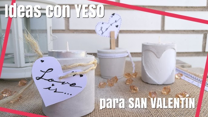 Manualidades con yeso: platos en forma de hoja