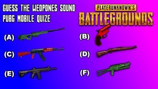 Guess The Weapon Sound in PUBG Mobile |Hindi| Quiz screenshot 5