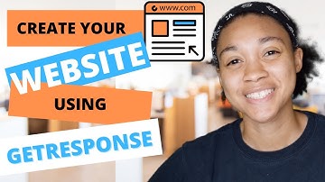 Build A Easy And Quick Website With GetResponse Website Builder!