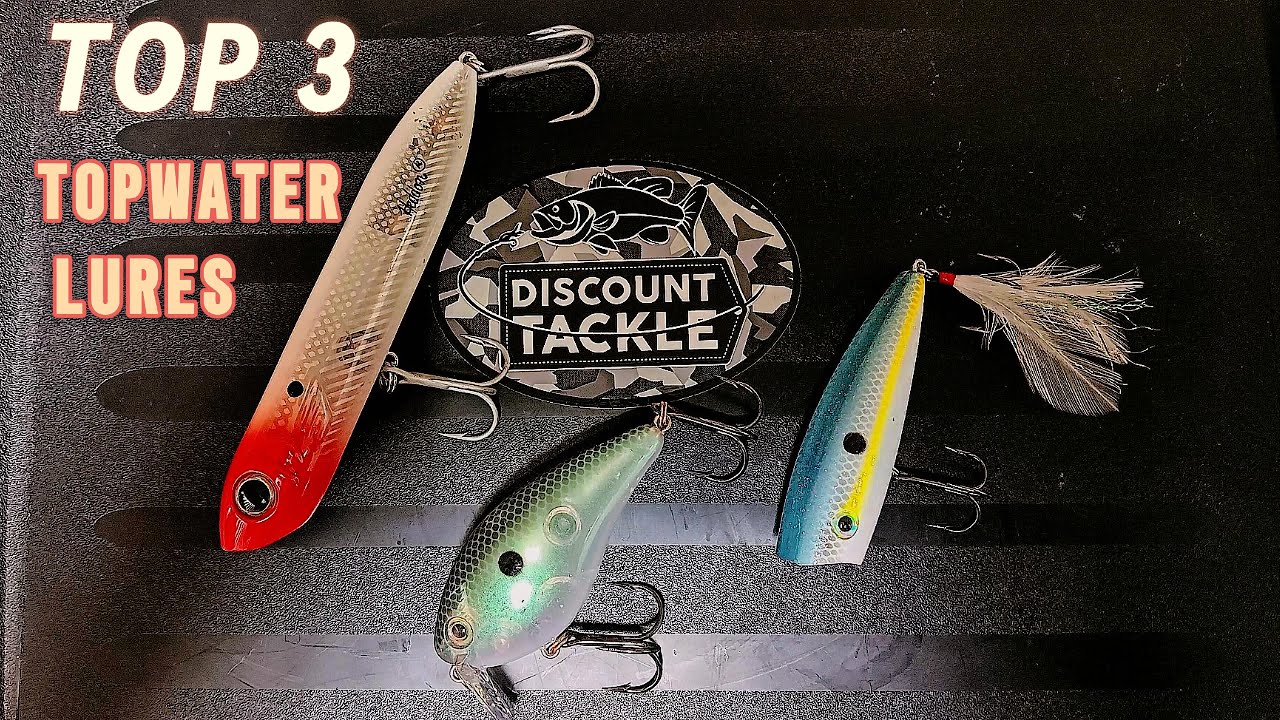 🐟Deadly Topwater Trio for Bass Fishing (You Need These!) 🎣