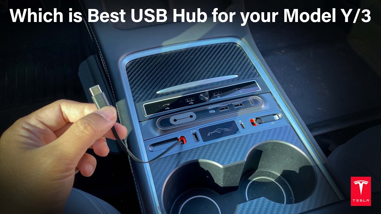 Watch this before you buy USB Hub for your 2023 Tesla Model Y & 3