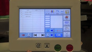 How to input a design on RiCOMA RCM-1501TC-7S