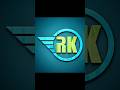🔥 RK Logo Design in CorelDRAW | Creative Logo Animation 🔥 | Design Factory &amp; Studio