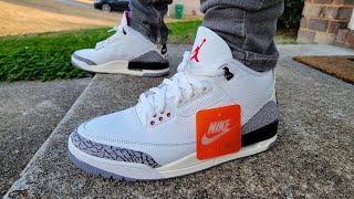 AIR JORDAN 3 WHITE CEMENT 2023 REIMAGINED ON FEET REVIEW!!!