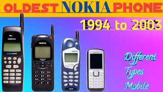 Oldest Nokia Mobile | Old Version | 1994 to 2003 |