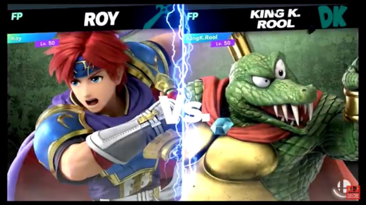 Super Smash Bros Ultimate Amiibo Fights - Roy vs the World #72 Roy vs K Roo...