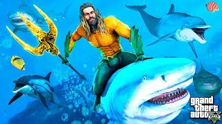 АКВАМЕН НОВЫЙ ЦАРЬ МОРЕЙ В ГТА 5 МОДЫ! AQUAMAN ОБЗОР МОДА В GTA 5! ИГРЫ ГТА ВИДЕО MODS