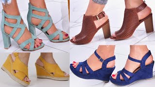 TOP STYLISH DIFFERENT UNIQUE FOOTWEAR 2022 DESIGNS BEST COLLECTION FOR WOMEN || SANDALS FOR WOMEN screenshot 4