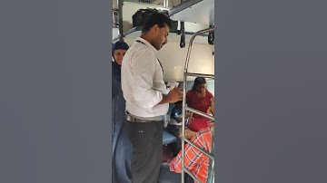 TC Checking General ticket Passengers in Reservation Coach  #shorts #shortsfeed