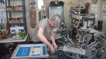 How To Screenprint: Screen & Ink Changes Production Run