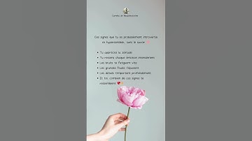 Signes que tu est hypersensible ET introvertie 🌸 #hypersensible #introverti #shorts
