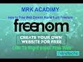 How to Register a Free Domain Name from freenom/with Create Free Hosting...