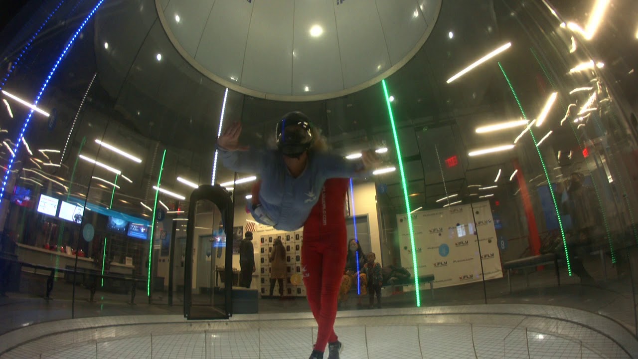 Kinyatta E. Gray Does Indoor Skydiving at IFLY Montgomery YouTube