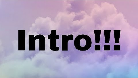 Intro|read pinned comment|1st video|